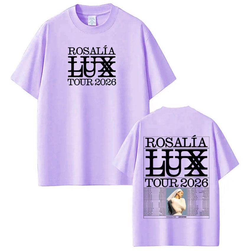 Singer Rosalía LUX Album Tour 2026 Print Tshirt Men Women Fashion Cotton Tshirts Oversized Hiphop Casual Aesthetic T Shirts 4XL
Singer Rosalía LUX Album Tour 2026 Print Tshirt Men Women Fashion Cotton Tshirts Oversized Hiphop Casual Aesthetic T Shirts 4XL