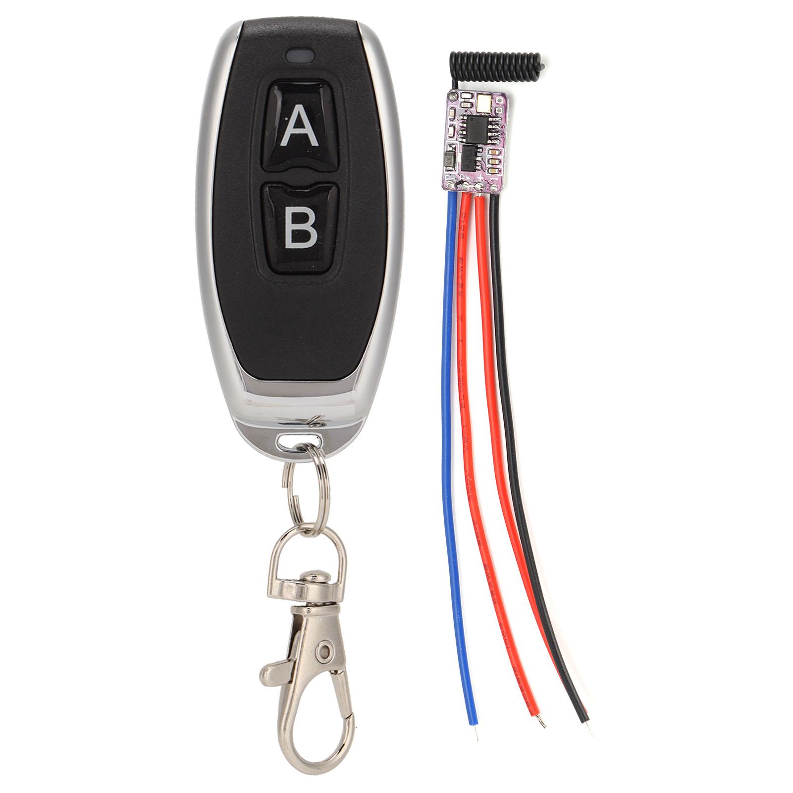 5‑24V 2 Keys Work Interlocking Wireless Remote Control Switch Suitable for Electric Doors and
5‑24V 2 Keys Work Interlocking Wireless Remote Control Switch Suitable for Electric Doors and