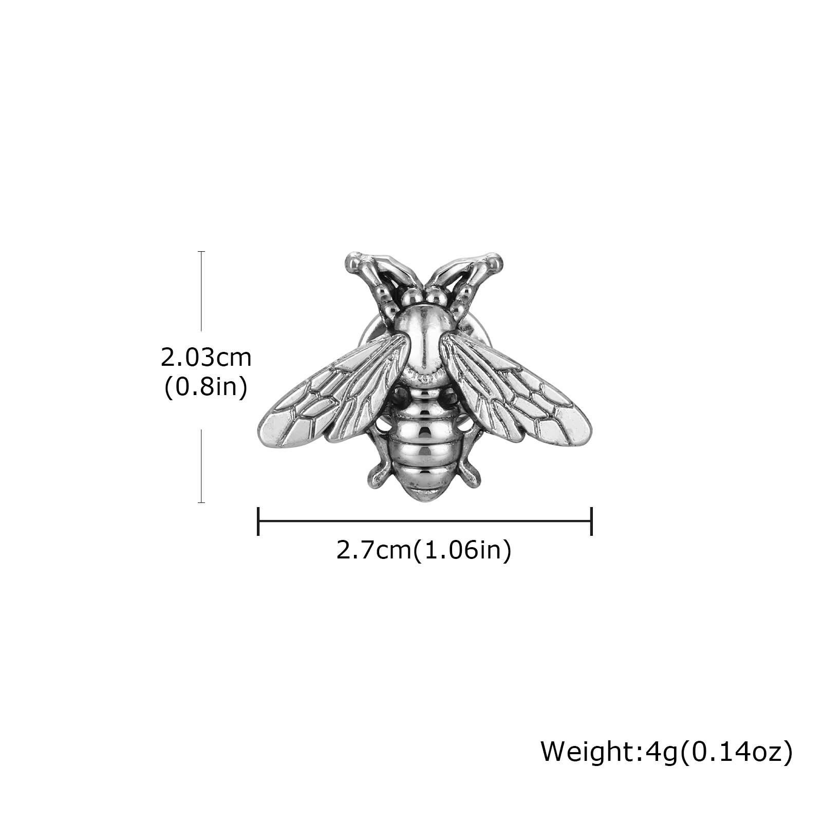 Vnox Vintage Alloy Insect Bee Brooch for Men Women, Fashion Cute Animal Lapel Pin, Retro Small Badge, Jewelry Wholesale Gifts
Vnox Vintage Alloy Insect Bee Brooch for Men Women, Fashion Cute Animal Lapel Pin, Retro Small Badge, Jewelry Wholesale Gifts