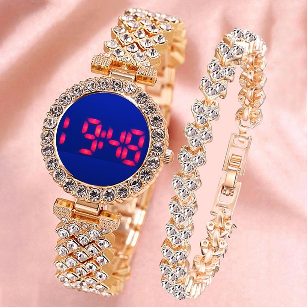 Готовые акции Jam tangan Wanita Fashion Diamond LED Женские часы Повседневная мода Корейские персонализированные электронные часы
Готовые акции Jam tangan Wanita Fashion Diamond LED Женские часы Повседневная мода Корейские персонализированные электронные часы