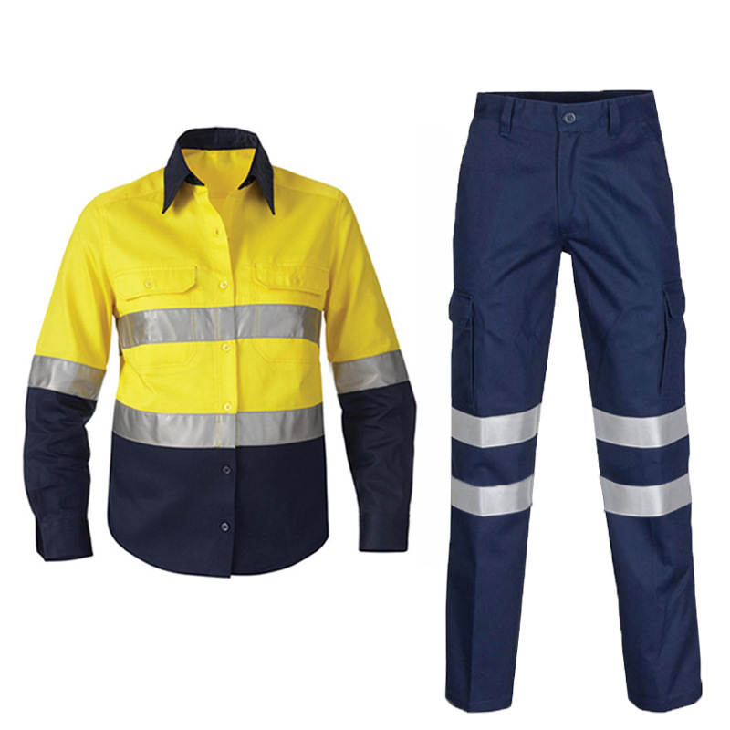 Cotton Reflective Safety Work Suit Hi Vis Work Coverall Traffic Road Clothing Construction Engineer Protective Work Uniform 4XL жовтий
Cotton Reflective Safety Work Suit Hi Vis Work Coverall Traffic Road Clothing Construction Engineer Protective Work Uniform 4XL жовтий