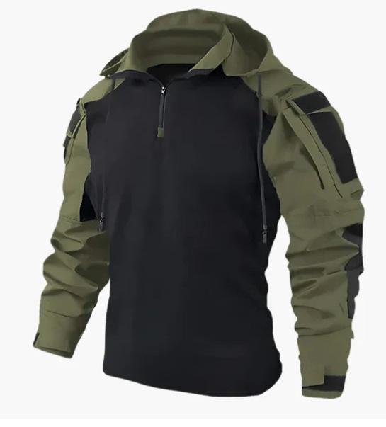 Чоловіча куртка для активного відпочинку з довгим рукавом, вільна, еластична, дихаюча, штурмова куртка Жаба S
Чоловіча куртка для активного відпочинку з довгим рукавом, вільна, еластична, дихаюча, штурмова куртка Жаба S