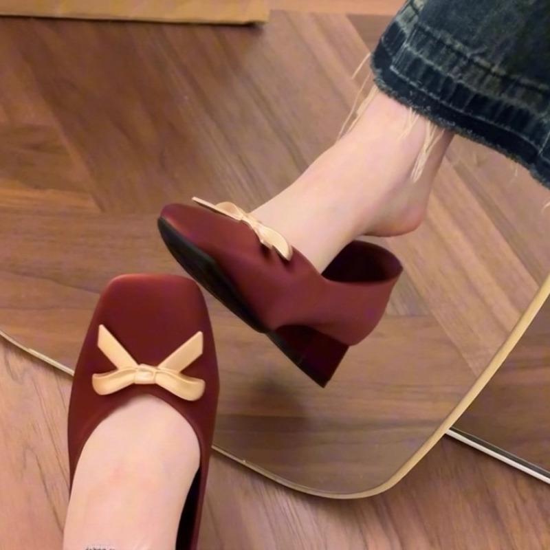 French Bow Square Toe Shallow Mouth Block Heel Work Single Shoes Women s 2026 New Professional Shoes 40 вина червоного кольору
French Bow Square Toe Shallow Mouth Block Heel Work Single Shoes Women s 2026 New Professional Shoes 40 вина червоного кольору