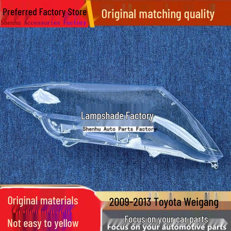09-13 Toyota Venza Overseas Headlight Cover: Transparent Front Replacement Driver s side without sealant
09-13 Toyota Venza Overseas Headlight Cover: Transparent Front Replacement Driver s side without sealant