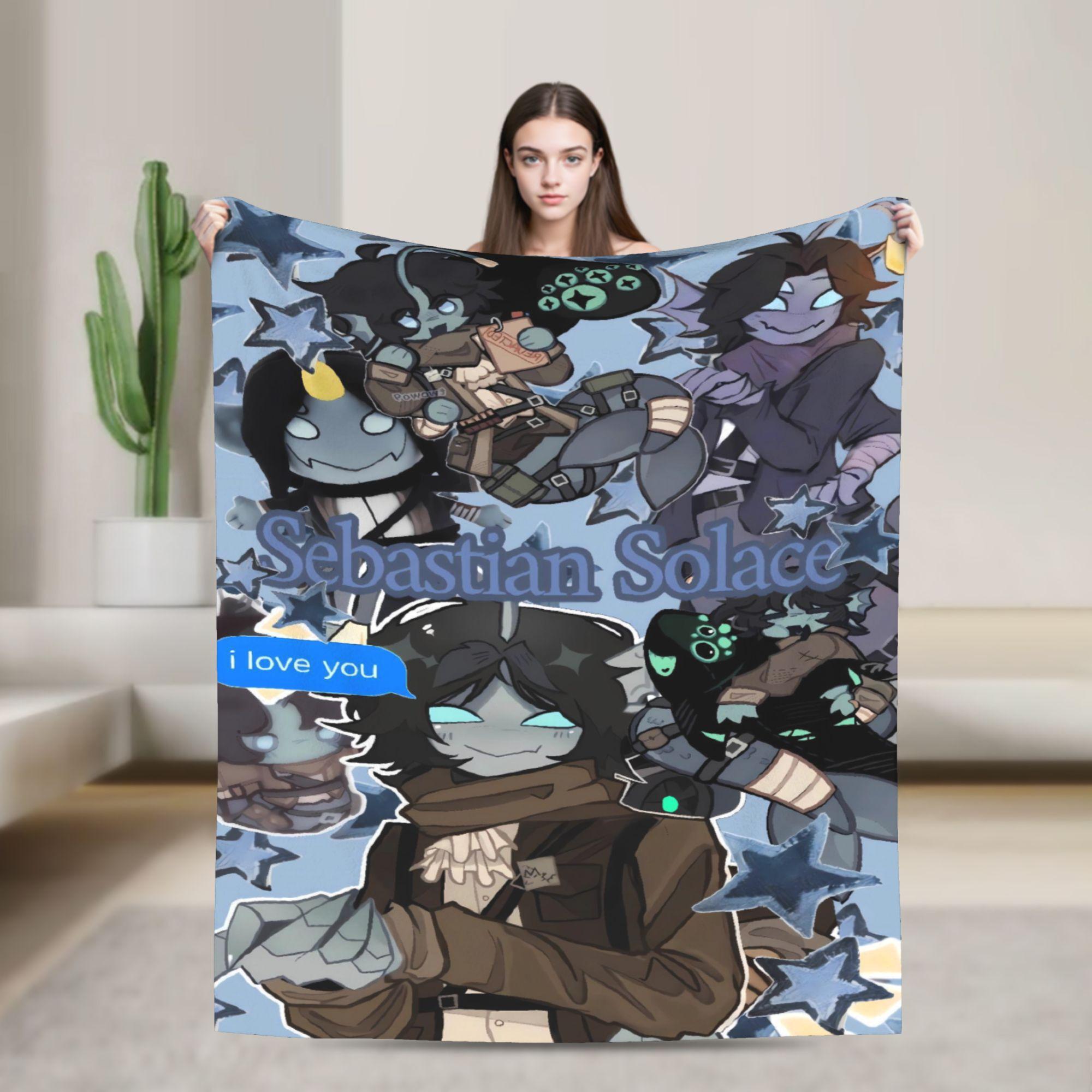 Sebastian Solace Pressure Game Blanket Soft Fashion Plush Throw Blanket For Couch Chair Airplane Flannel Bedspread Bed Cover 75x90cm
Sebastian Solace Pressure Game Blanket Soft Fashion Plush Throw Blanket For Couch Chair Airplane Flannel Bedspread Bed Cover 75x90cm