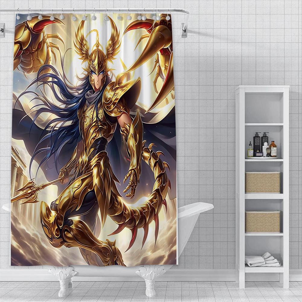 Shower Curtain Waterproof Polyester Fabric Paint Colorful Bath Curtains Saint Seiya Hyoga Shiryus Home Bathroom Decor With Hook W60H190(CM)-1 Pcs
Shower Curtain Waterproof Polyester Fabric Paint Colorful Bath Curtains Saint Seiya Hyoga Shiryus Home Bathroom Decor With Hook W60H190(CM)-1 Pcs