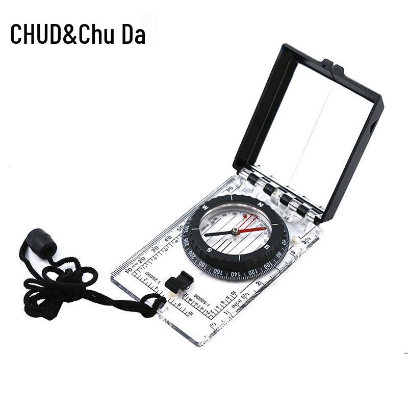 Chuda Multifunctional Outdoor Compass with Mirror and Magnetic Declination Adjustment
Chuda Multifunctional Outdoor Compass with Mirror and Magnetic Declination Adjustment