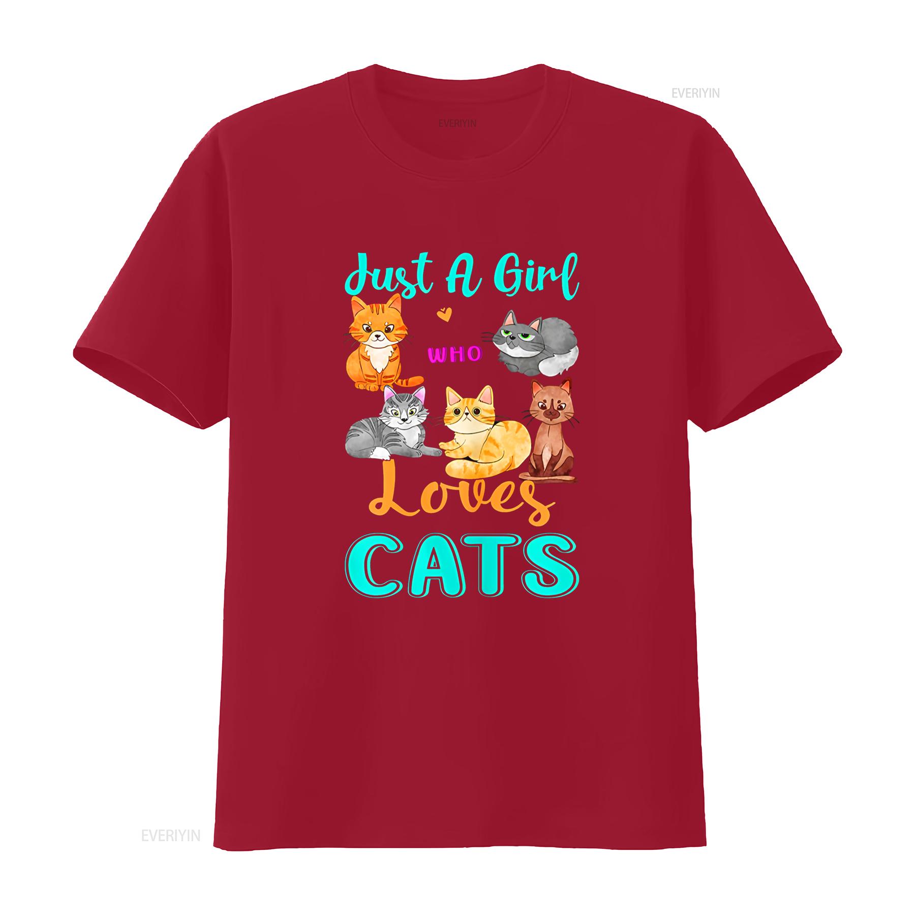 Just A Girl Who Loves Cats Cat Lover s T Shirt vintage Washed Soft graphic Comfortable homme designer clothes Casual Versatile S
Just A Girl Who Loves Cats Cat Lover s T Shirt vintage Washed Soft graphic Comfortable homme designer clothes Casual Versatile S