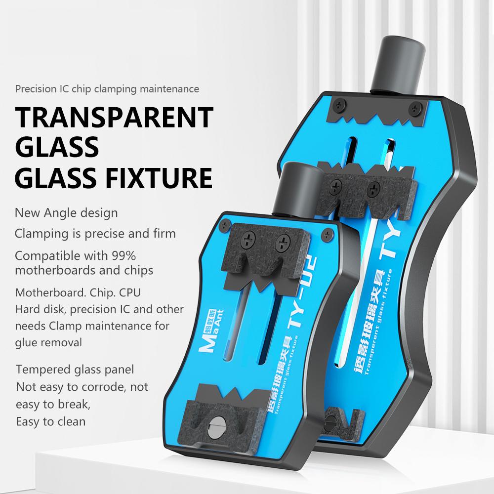 MAANT TY-01 Transparent Glass Clamp for Motherboard Repair Work Type A
MAANT TY-01 Transparent Glass Clamp for Motherboard Repair Work Type A