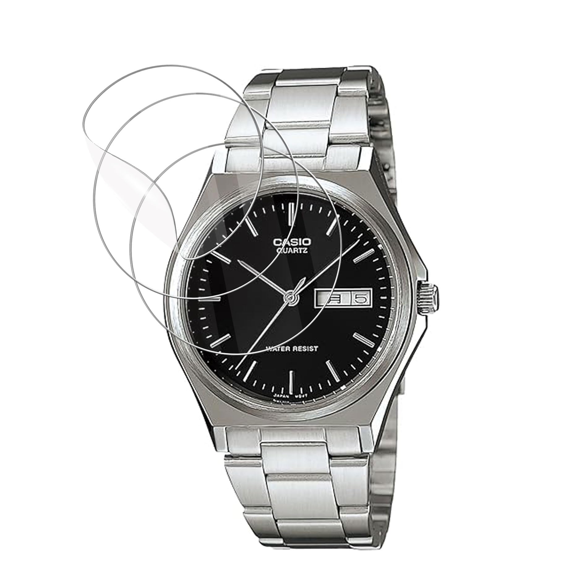 Совместимый ремешок Casio Collection MTP-1240DJ-1AJH Мужской Серебристый Защитная пленка Высокая прозрачность ...
Совместимый ремешок Casio Collection MTP-1240DJ-1AJH Мужской Серебристый Защитная пленка Высокая прозрачность ...