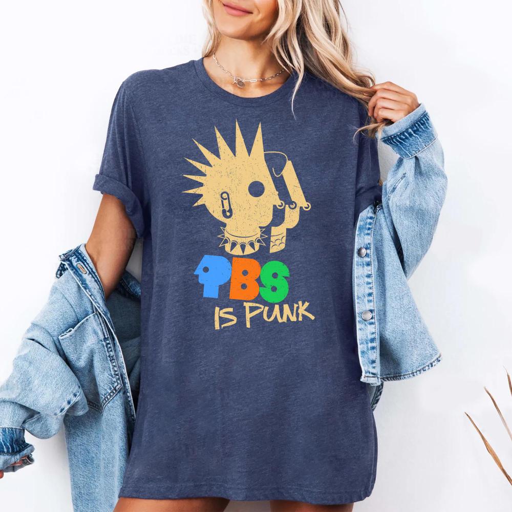 PBS Is Punk TShirt Retro Punk Rock Parody Tee Clothing Graphic Short Sleeve Shirt Unisex Unisex Women AllSeason 4XL
PBS Is Punk TShirt Retro Punk Rock Parody Tee Clothing Graphic Short Sleeve Shirt Unisex Unisex Women AllSeason 4XL