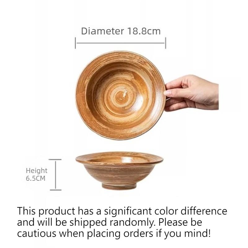BEPAN Straw Hat Bowl Japanese Tableware Art Design Coarse Pottery Material Ramen Bowl Household New High-texture Tableware коричневый
BEPAN Straw Hat Bowl Japanese Tableware Art Design Coarse Pottery Material Ramen Bowl Household New High-texture Tableware коричневый