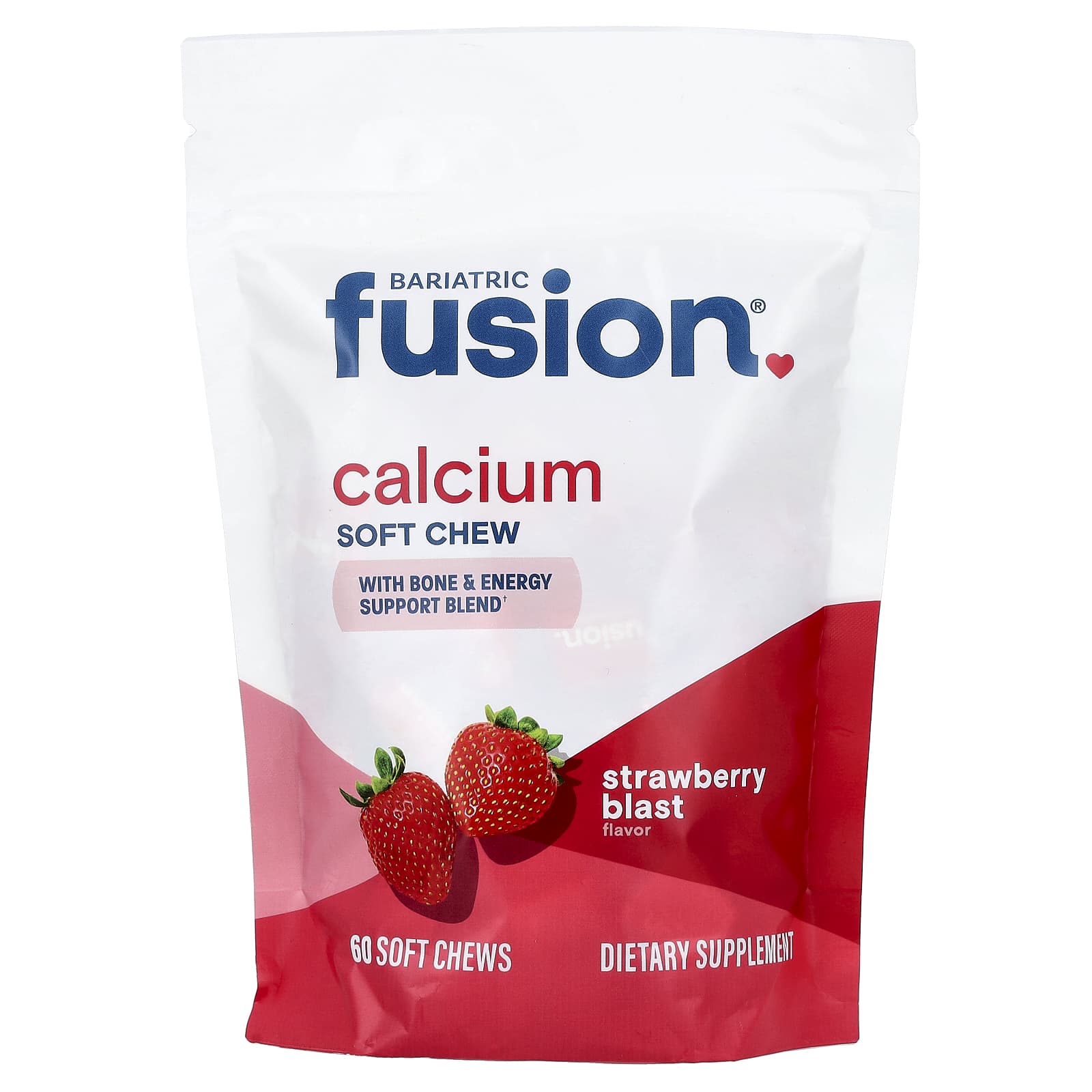 Bariatric Fusion, Calcium Soft Chews, Strawberry Blast, 60 Soft Chews
Bariatric Fusion, Calcium Soft Chews, Strawberry Blast, 60 Soft Chews