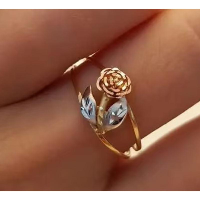 Fashion Creative Gold-Plated Flower Rose Ring For Women no. 10
Fashion Creative Gold-Plated Flower Rose Ring For Women no. 10