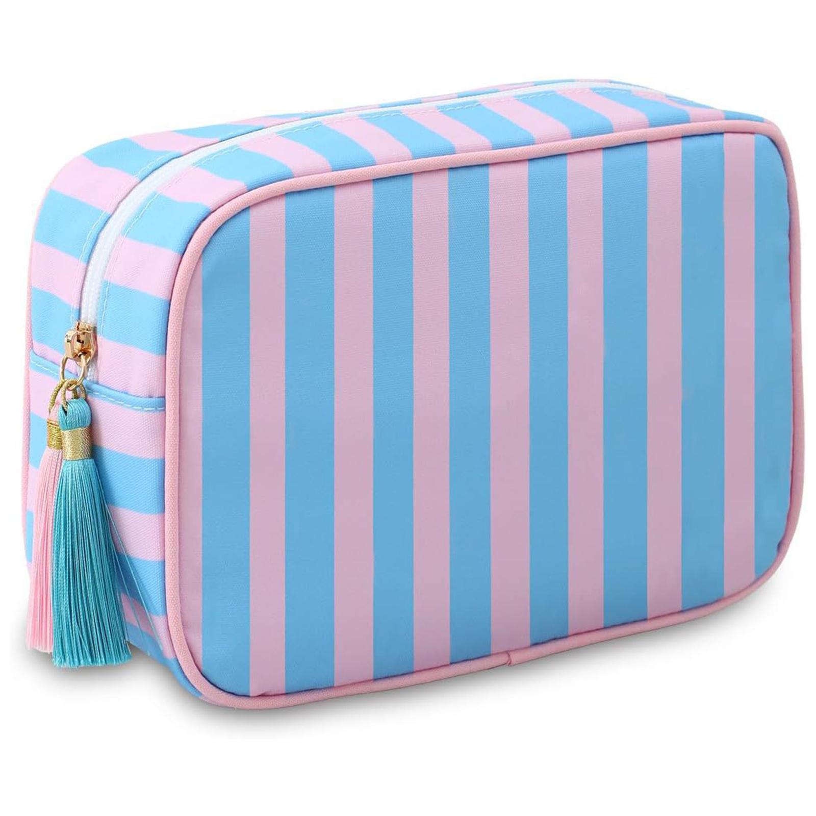 Striped Makeup Bag with Tassels Aesthetic Toiletry Bags Waterproof Make Up Organizer for Women Girls Parties Work Traveling
Striped Makeup Bag with Tassels Aesthetic Toiletry Bags Waterproof Make Up Organizer for Women Girls Parties Work Traveling