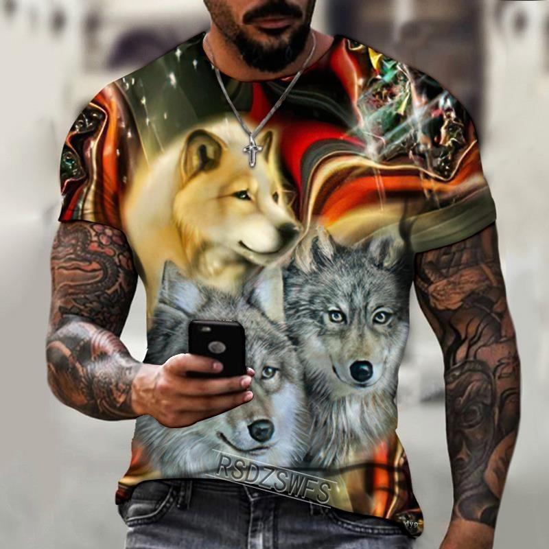 Men s T-shirt 3D Printing Ice And Fire Wolf Horror Series Fierce Werewolf Street Cool And Handsome 5XL
Men s T-shirt 3D Printing Ice And Fire Wolf Horror Series Fierce Werewolf Street Cool And Handsome 5XL