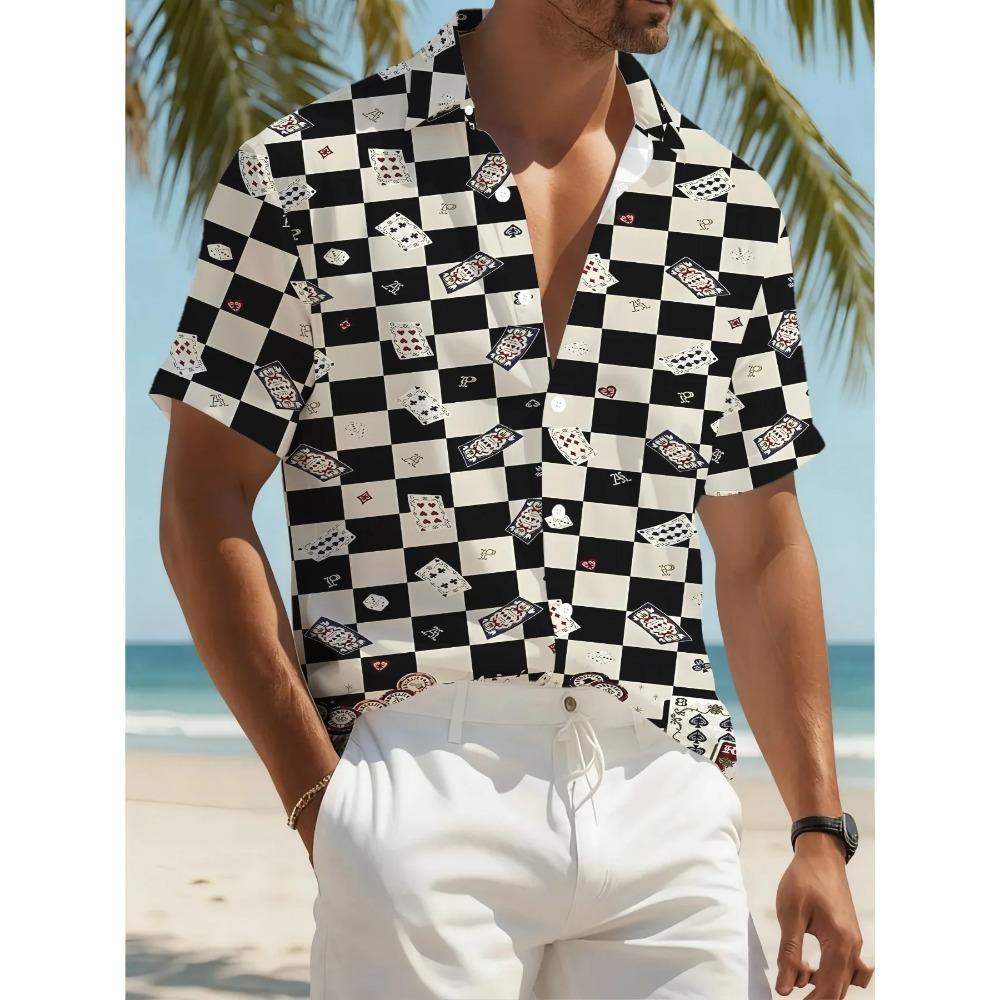 Men s Stylish Party Hawaiian Shirt Summer Fashion Casual Man Short Sleeve Tropical Print Beach Wear Lightweight Vacation Tops XL
Men s Stylish Party Hawaiian Shirt Summer Fashion Casual Man Short Sleeve Tropical Print Beach Wear Lightweight Vacation Tops XL