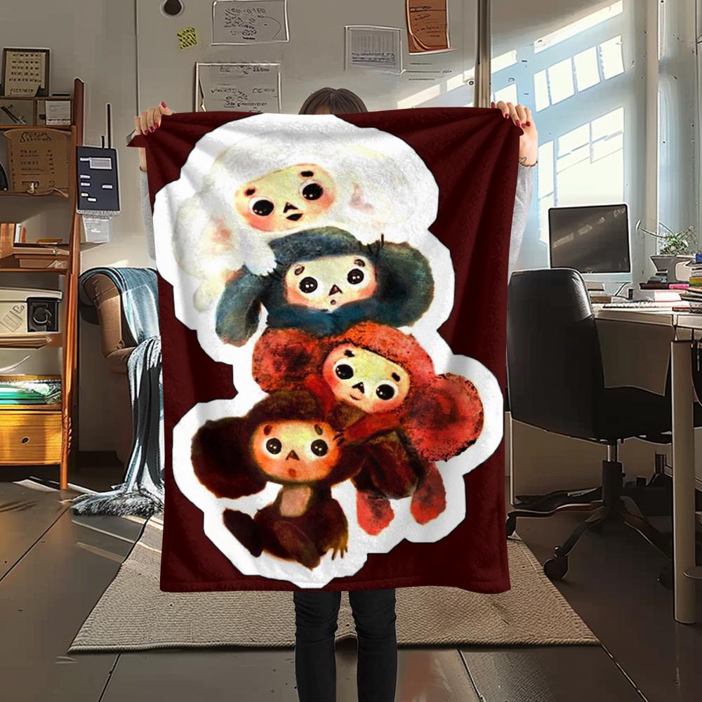 1Pc Cheburashka Cute Print Flannel Blanket, High quality Comfortable for All Seasons, Home Decor, Warmth and Comfort, Perfect for Christmas Gifts 17 80cm x 120cm
1Pc Cheburashka Cute Print Flannel Blanket, High quality Comfortable for All Seasons, Home Decor, Warmth and Comfort, Perfect for Christmas Gifts 17 80cm x 120cm