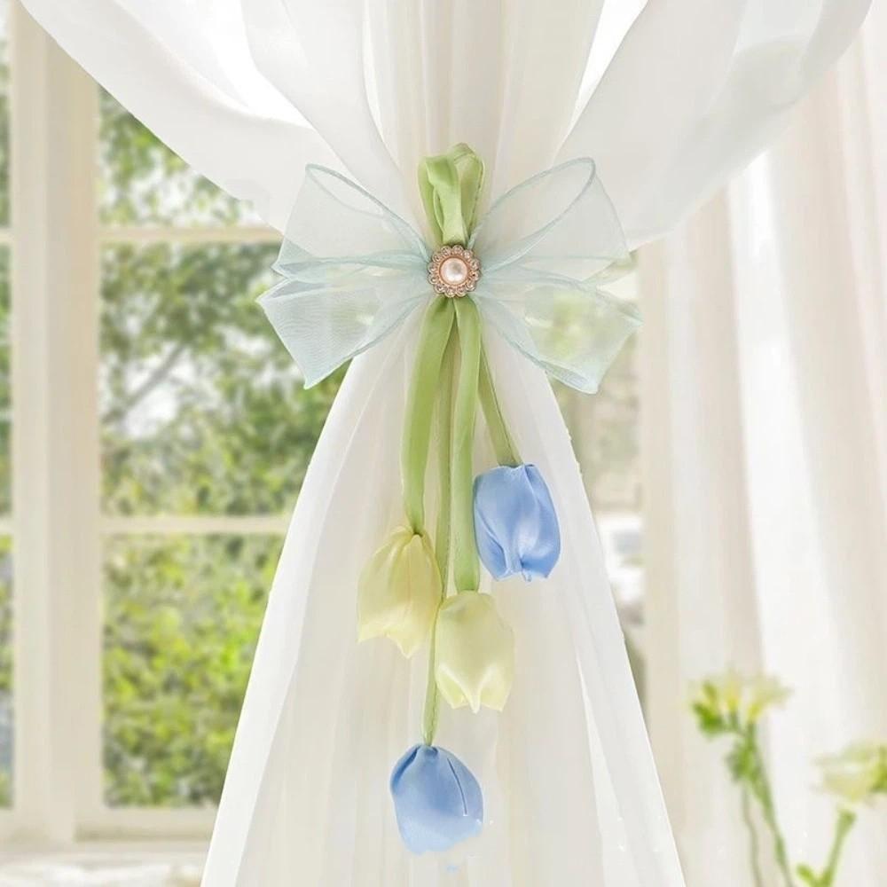 Handmade Floral Tie-Up Cord Romantic Curtains Tie Rope Window Treatment Curtain Straps Living Room Style 6
Handmade Floral Tie-Up Cord Romantic Curtains Tie Rope Window Treatment Curtain Straps Living Room Style 6