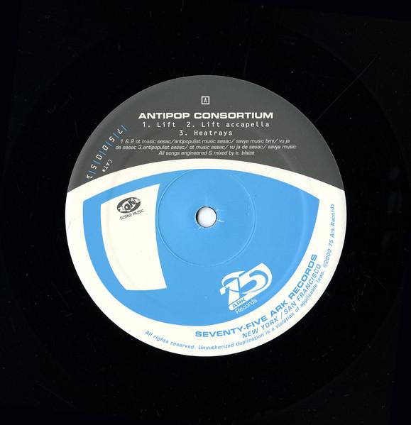 12-дюймовая пластинка ANTIPOP CONSORTIUM Lift 750051 75 Ark 2000 US Dance Electronica Б/у
12-дюймовая пластинка ANTIPOP CONSORTIUM Lift 750051 75 Ark 2000 US Dance Electronica Б/у
