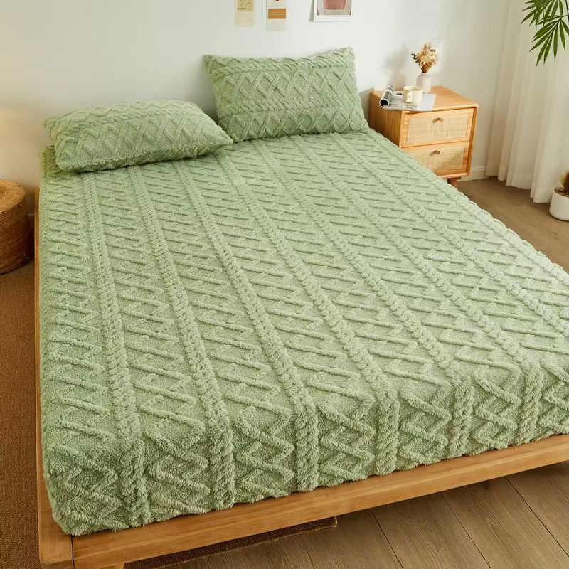 Суцільна фланелева плюшева постільна білизна простирадло на гумці, оксамитово-м який важкий нековзкий захисний чохол для матраца ліжка 90x200x30cm
Суцільна фланелева плюшева постільна білизна простирадло на гумці, оксамитово-м який важкий нековзкий захисний чохол для матраца ліжка 90x200x30cm