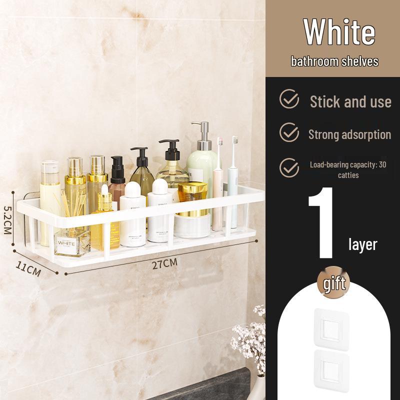 Настенные полки для хранения в ванной без сверления и органайзер для туалетного столика
Настенные полки для хранения в ванной без сверления и органайзер для туалетного столика