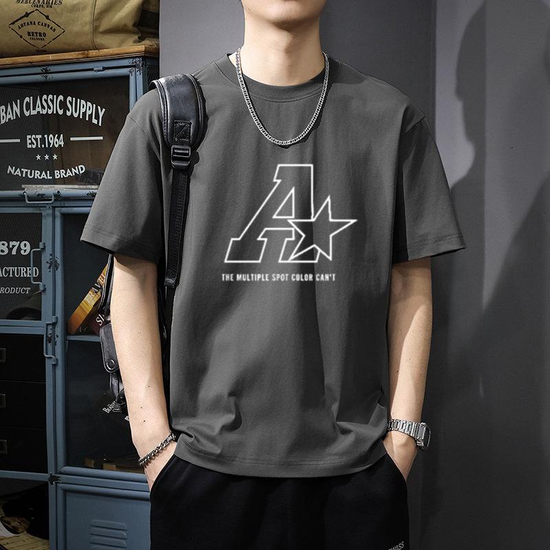 Американская футболка с принтом с короткими рукавами из чистого хлопка для мужчин на лето, свободная, трендовая, брендовая, повседневная, парная, с рукавами длиной пять дюймов, белая футболка 3XL
Американская футболка с принтом с короткими рукавами из чистого хлопка для мужчин на лето, свободная, трендовая, брендовая, повседневная, парная, с рукавами длиной пять дюймов, белая футболка 3XL