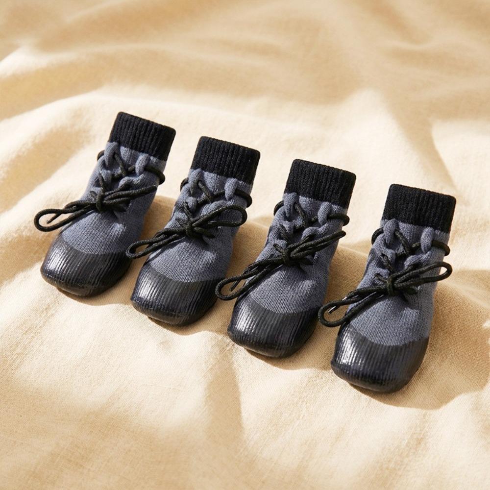 4PCS Non-slip Knitted Dog Shoes Adjustable Straps Elastic Dog Booties For Small Medium Dogs M синий
4PCS Non-slip Knitted Dog Shoes Adjustable Straps Elastic Dog Booties For Small Medium Dogs M синий