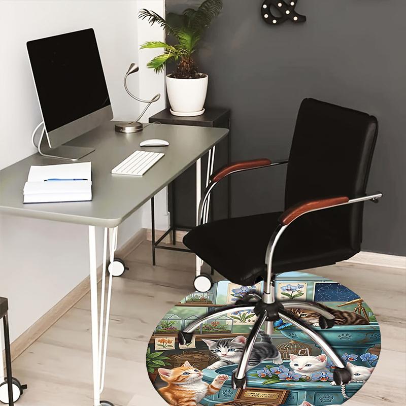 1PC Kittens, Conservatory Non-Slip Floor Round carpet, Office, family, bedroom, Large Area Rug Indoor Rugs, Durable Polyester-L0404 80cm by 80cm
1PC Kittens, Conservatory Non-Slip Floor Round carpet, Office, family, bedroom, Large Area Rug Indoor Rugs, Durable Polyester-L0404 80cm by 80cm