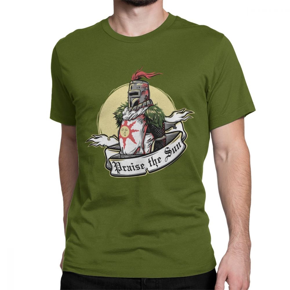 Мужская футболка Dark Souls Praise The Sun Bloodborne Game Awesome Tees Футболки с круглым воротом Летняя толстовка из чистого хлопка S чёрный
Мужская футболка Dark Souls Praise The Sun Bloodborne Game Awesome Tees Футболки с круглым воротом Летняя толстовка из чистого хлопка S чёрный