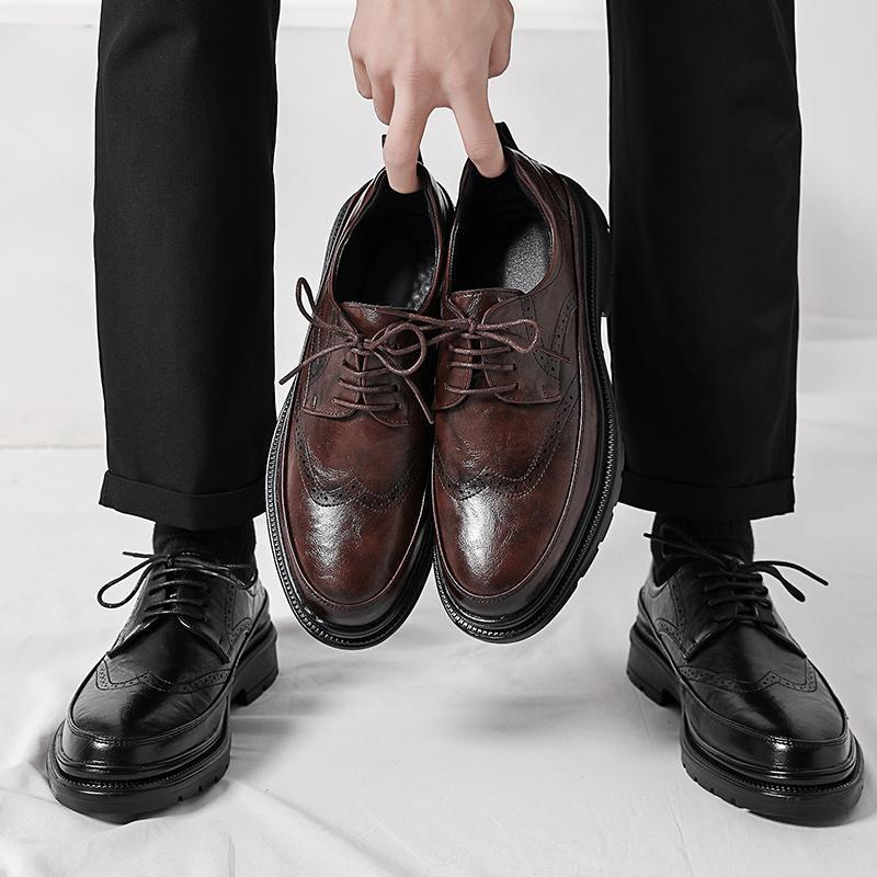 New men s leather shoes business dress leather shoes men s soft leather casual soft sole wedding suit leather shoes 44 чорний
New men s leather shoes business dress leather shoes men s soft leather casual soft sole wedding suit leather shoes 44 чорний