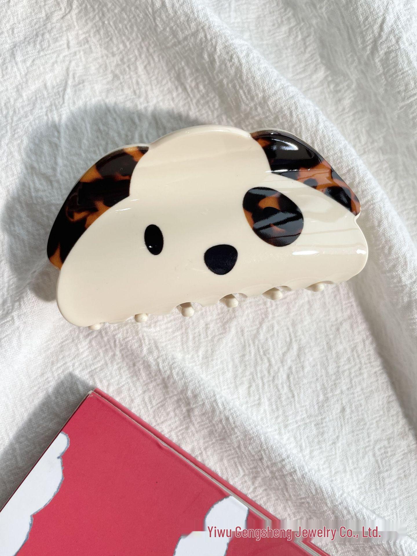 Charming Puppy Acetate Large Claw Clip for Updo Hairstyles - Hairpin & Hair Accessory
Charming Puppy Acetate Large Claw Clip for Updo Hairstyles - Hairpin & Hair Accessory