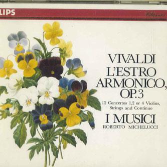CD ROBERTO MICHELUCCI - Vivaldi L estro Armonico Op.3 PCD45012 PHILIPS Japan Classical Used
CD ROBERTO MICHELUCCI - Vivaldi L estro Armonico Op.3 PCD45012 PHILIPS Japan Classical Used