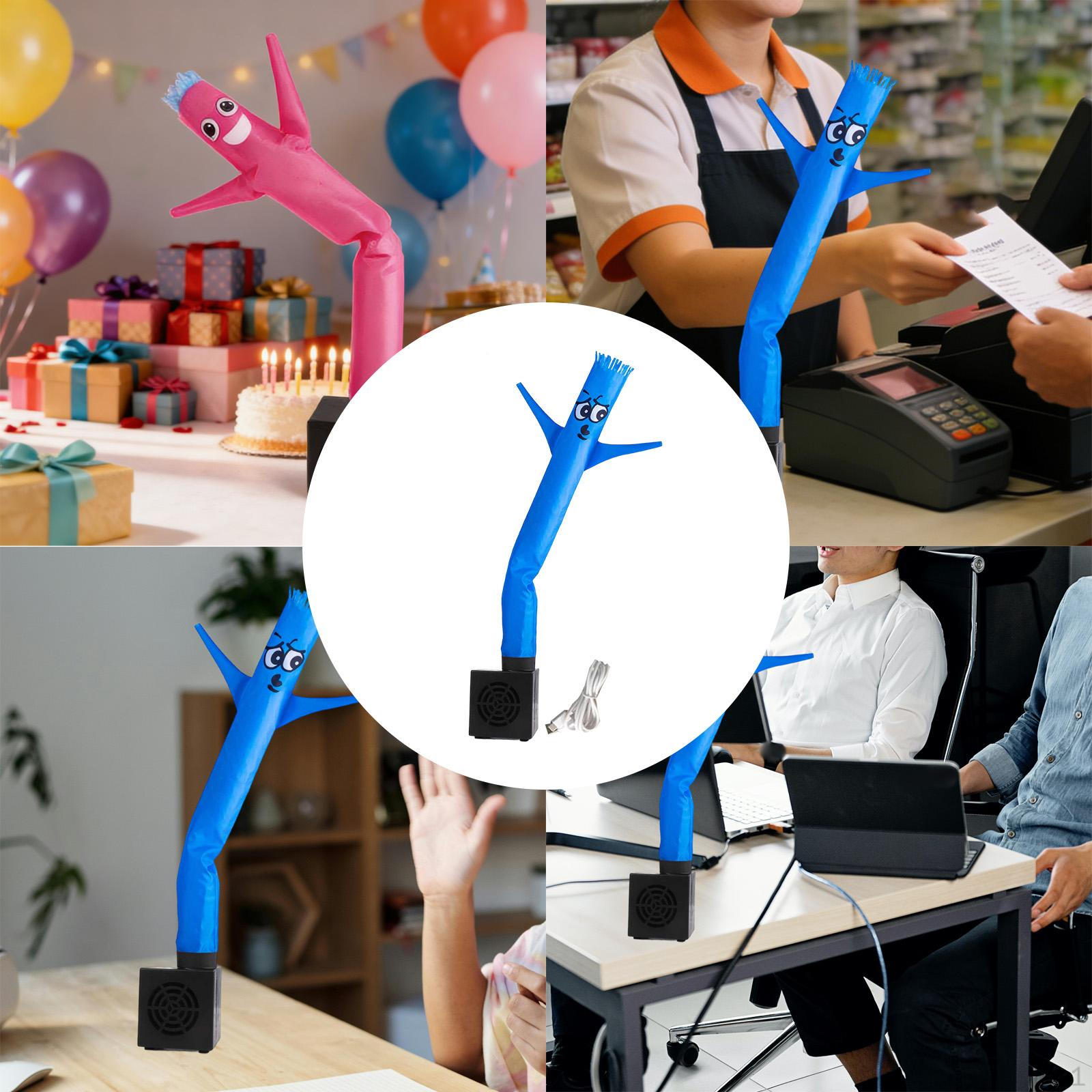 Decoration with Inflatable Man And Dancing Function Via USB, Ideal Gift for Parties синій
Decoration with Inflatable Man And Dancing Function Via USB, Ideal Gift for Parties синій