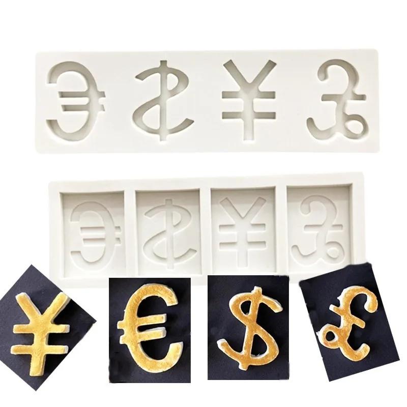 Euro Dollar Pound Renminbi Symbol Silicone Fudge Mold DIY Cake Chocolate Molding Tool Silicone Cake Mold A
Euro Dollar Pound Renminbi Symbol Silicone Fudge Mold DIY Cake Chocolate Molding Tool Silicone Cake Mold A