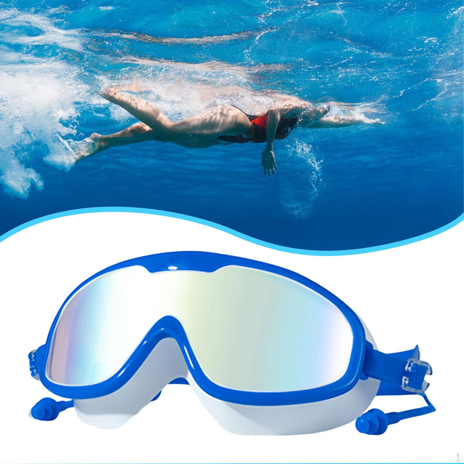 Регулируемые взрослые очки для плавания, панорамный вид, для водных видов спорта и дайвинга Blue White
Регулируемые взрослые очки для плавания, панорамный вид, для водных видов спорта и дайвинга Blue White