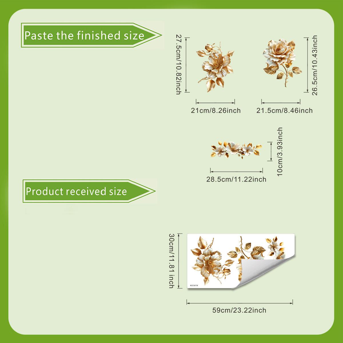 Самоклеючі декоративні наклейки для ванних кімнат і туалетів 30*60cm
Самоклеючі декоративні наклейки для ванних кімнат і туалетів 30*60cm