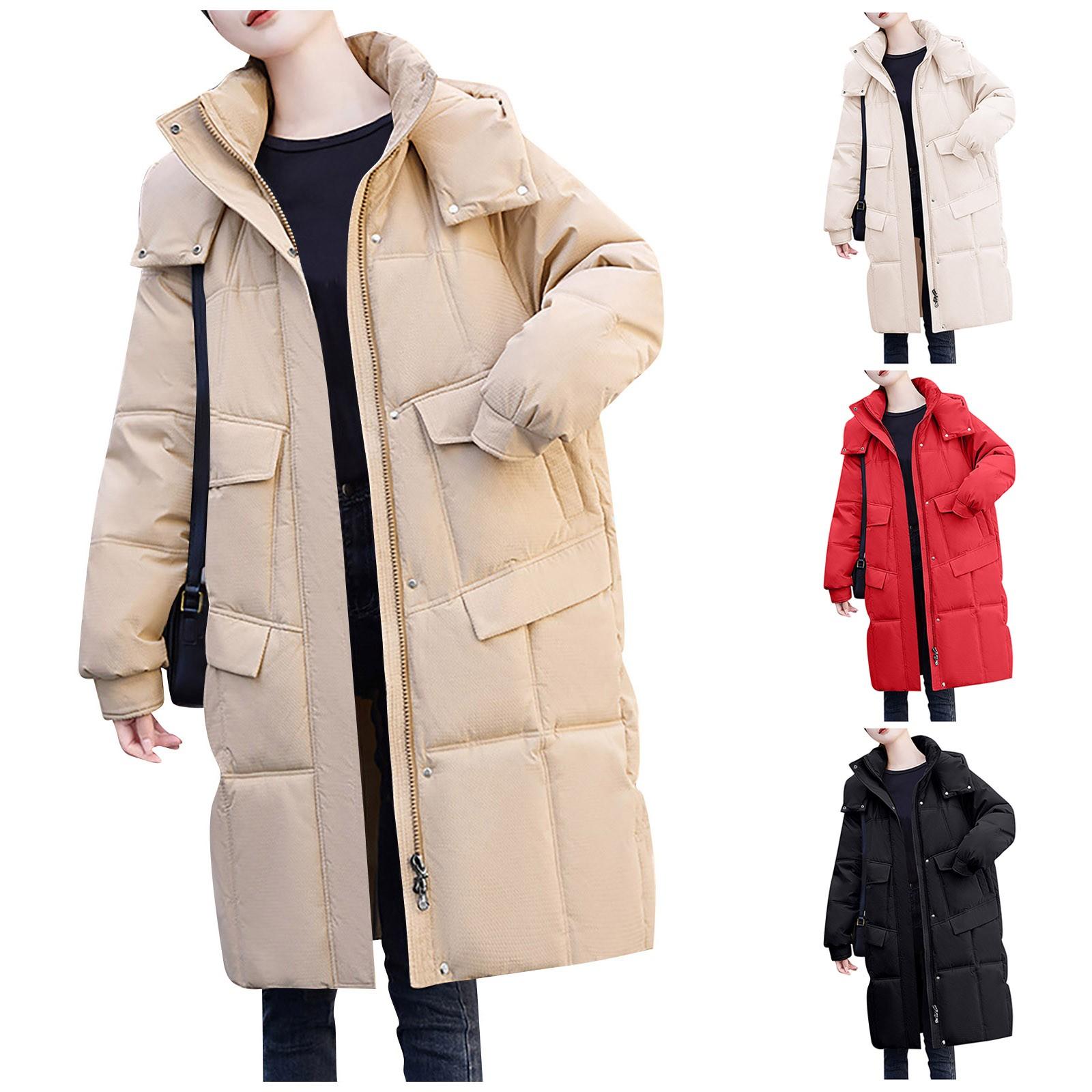 Women s Fashion Casual Solid Color Hooded Mid-Length Long Sleeve Zipper Button Cotton Jacket
Women s Fashion Casual Solid Color Hooded Mid-Length Long Sleeve Zipper Button Cotton Jacket