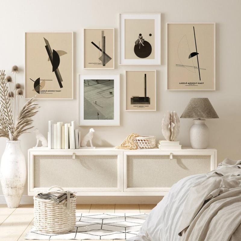 Minimal Midcentury Black & White Bauhaus Poster Abstract Moholy Nagy Canvas Painting Wall Art Galley Bedroom Home Decor 21cm×30cm NoFrame
Minimal Midcentury Black & White Bauhaus Poster Abstract Moholy Nagy Canvas Painting Wall Art Galley Bedroom Home Decor 21cm×30cm NoFrame