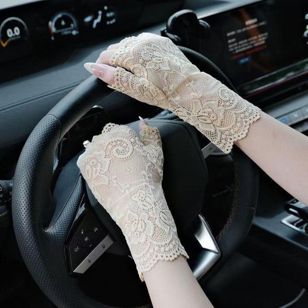 UV Protection Mesh Lace Gloves Summer Thin Style Sun Protection Gloves Driving Riding бежевий
UV Protection Mesh Lace Gloves Summer Thin Style Sun Protection Gloves Driving Riding бежевий