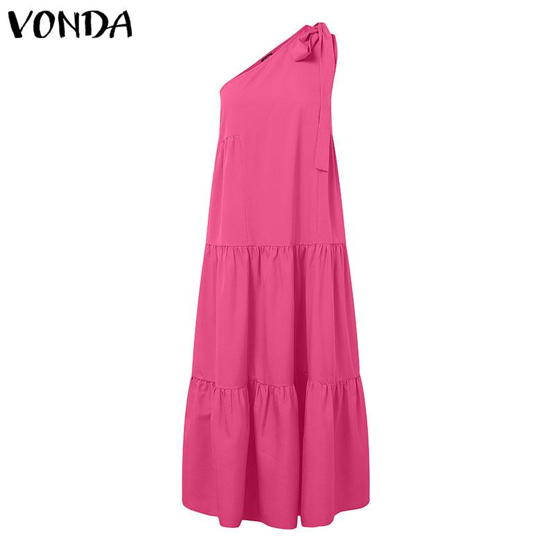 VONDA Женское одно плечо Бандажное без рукавов вечернее плиссированное макси платье 3XL темно-розовый
VONDA Женское одно плечо Бандажное без рукавов вечернее плиссированное макси платье 3XL темно-розовый