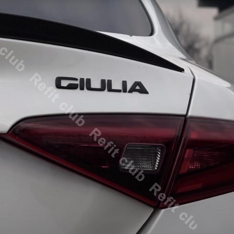 Черный Q4 GIULIA STELVIO буквенная эмблема автомобиля наклейки для Alfa Romeo Giulia Stelvio аксессуары для внешнего украшения
Черный Q4 GIULIA STELVIO буквенная эмблема автомобиля наклейки для Alfa Romeo Giulia Stelvio аксессуары для внешнего украшения