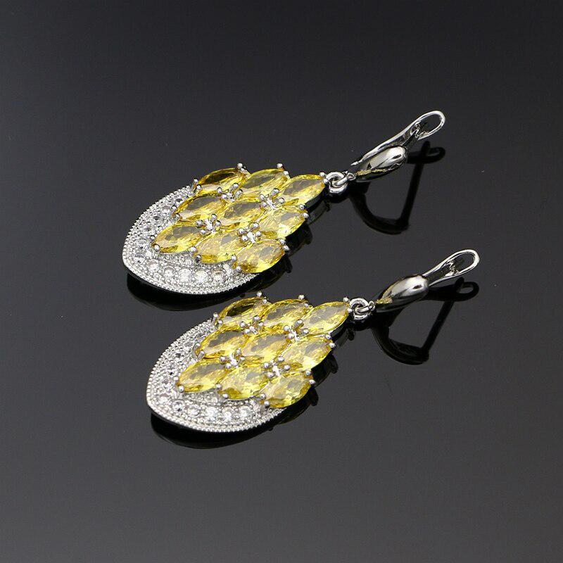 Висячие длинные серьги с кубическим цирконием в форме якоря, красные, фиолетовые кристаллы для женщин, модные украшения жёлтый
Висячие длинные серьги с кубическим цирконием в форме якоря, красные, фиолетовые кристаллы для женщин, модные украшения жёлтый