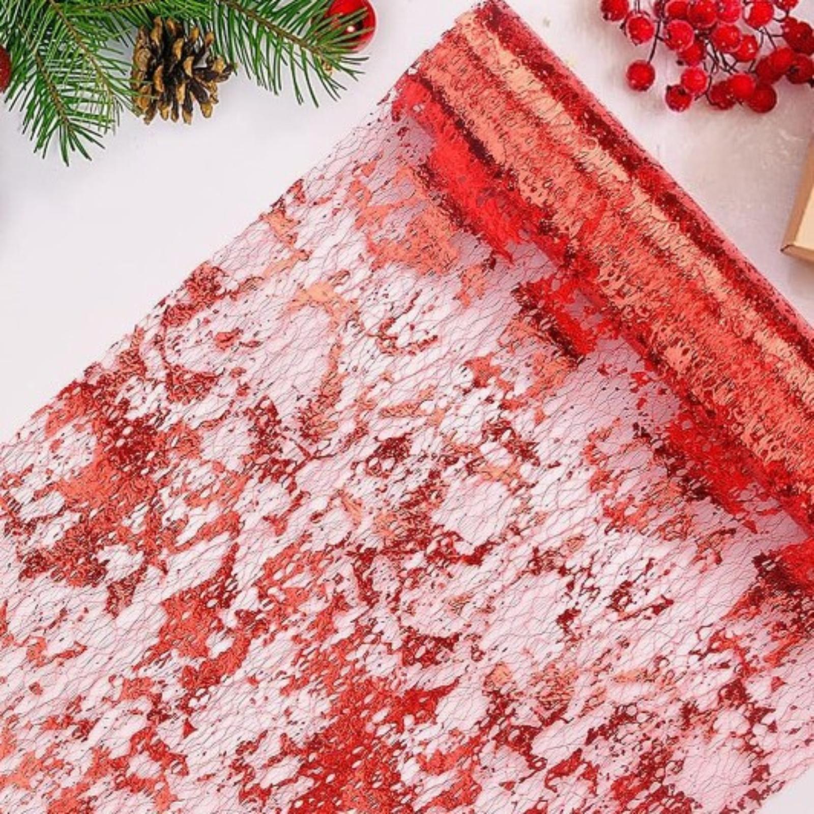 Christmas Gold Foil Mesh Table Runner, Holiday Party And Wedding Decoration One Size
Christmas Gold Foil Mesh Table Runner, Holiday Party And Wedding Decoration One Size