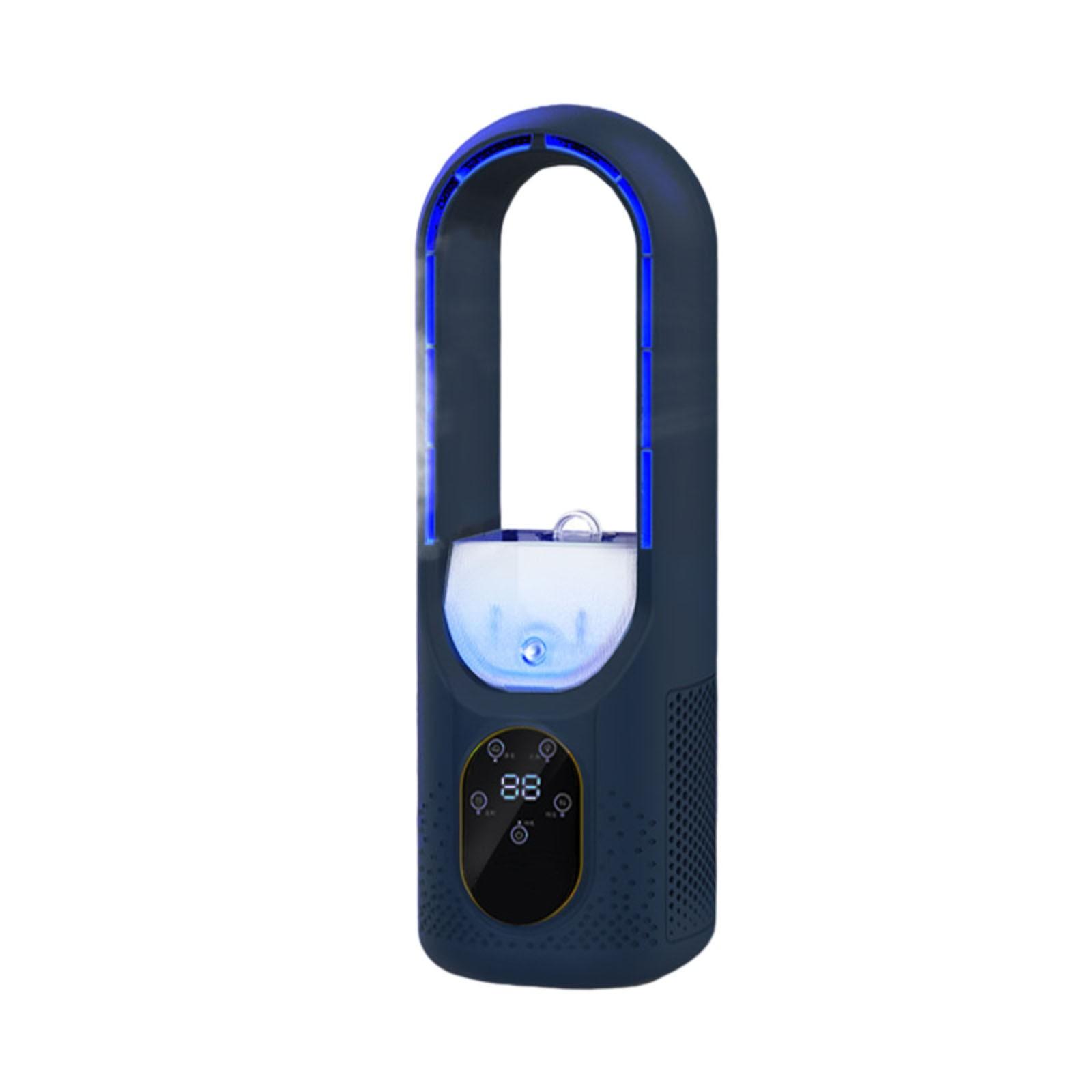 USB Bladeless Desktop Fan with Timer Function for Home Dormitory Air Circulation Adjustable Speed Touch Control Display One Size синий
USB Bladeless Desktop Fan with Timer Function for Home Dormitory Air Circulation Adjustable Speed Touch Control Display One Size синий