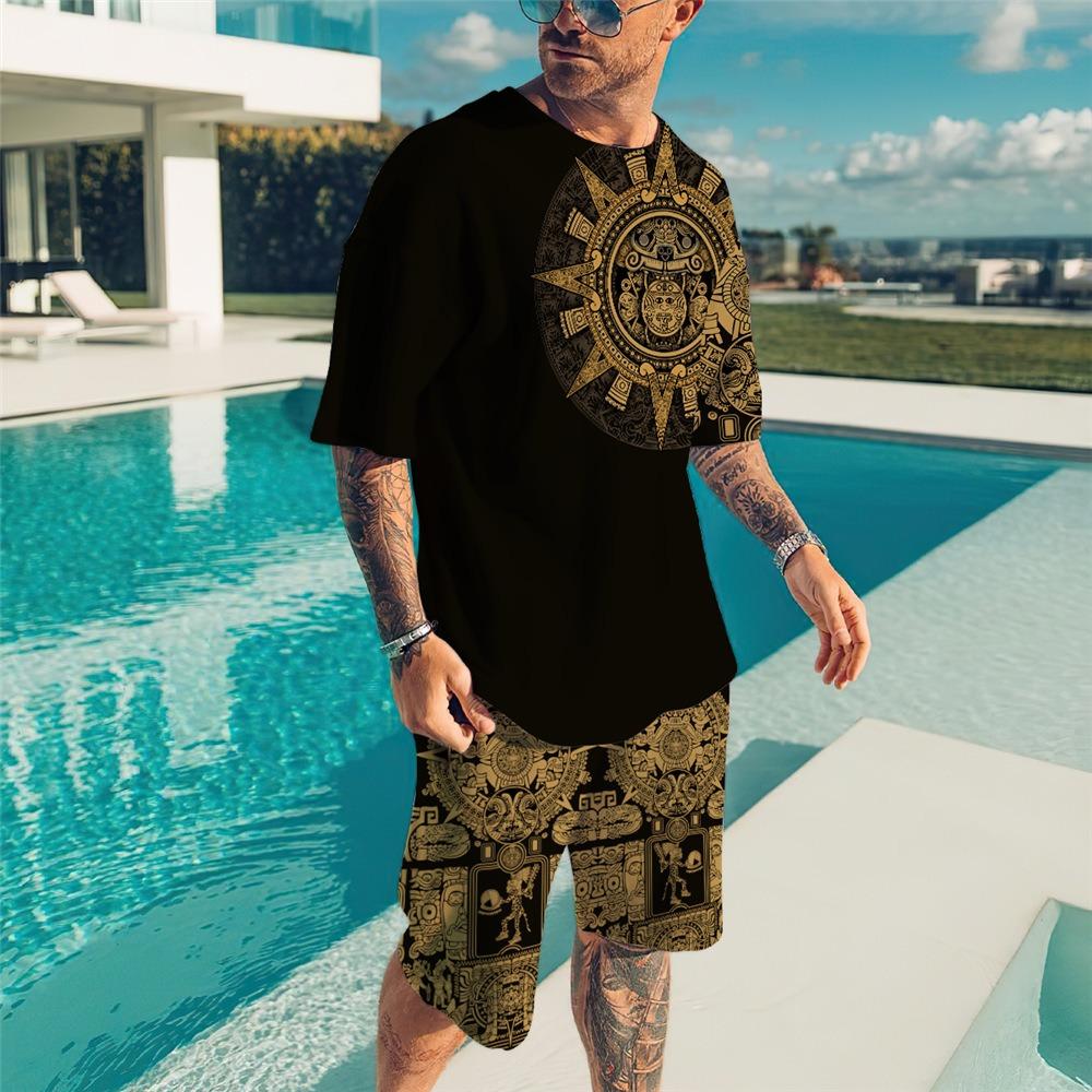 Men s Summer New Casual Set 3D Print Short Sleeve T-Shirt and Shorts Two-Piece Set Latest Outdoor Trend 5XL
Men s Summer New Casual Set 3D Print Short Sleeve T-Shirt and Shorts Two-Piece Set Latest Outdoor Trend 5XL