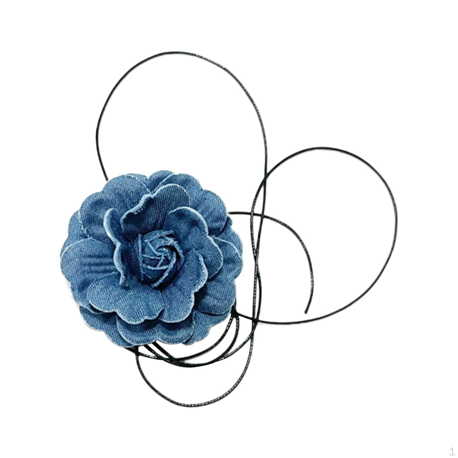 Цветочное колье-колье, большие цветочные элегантные длинные веревочные большие летние ожерелья Light Denim
Цветочное колье-колье, большие цветочные элегантные длинные веревочные большие летние ожерелья Light Denim