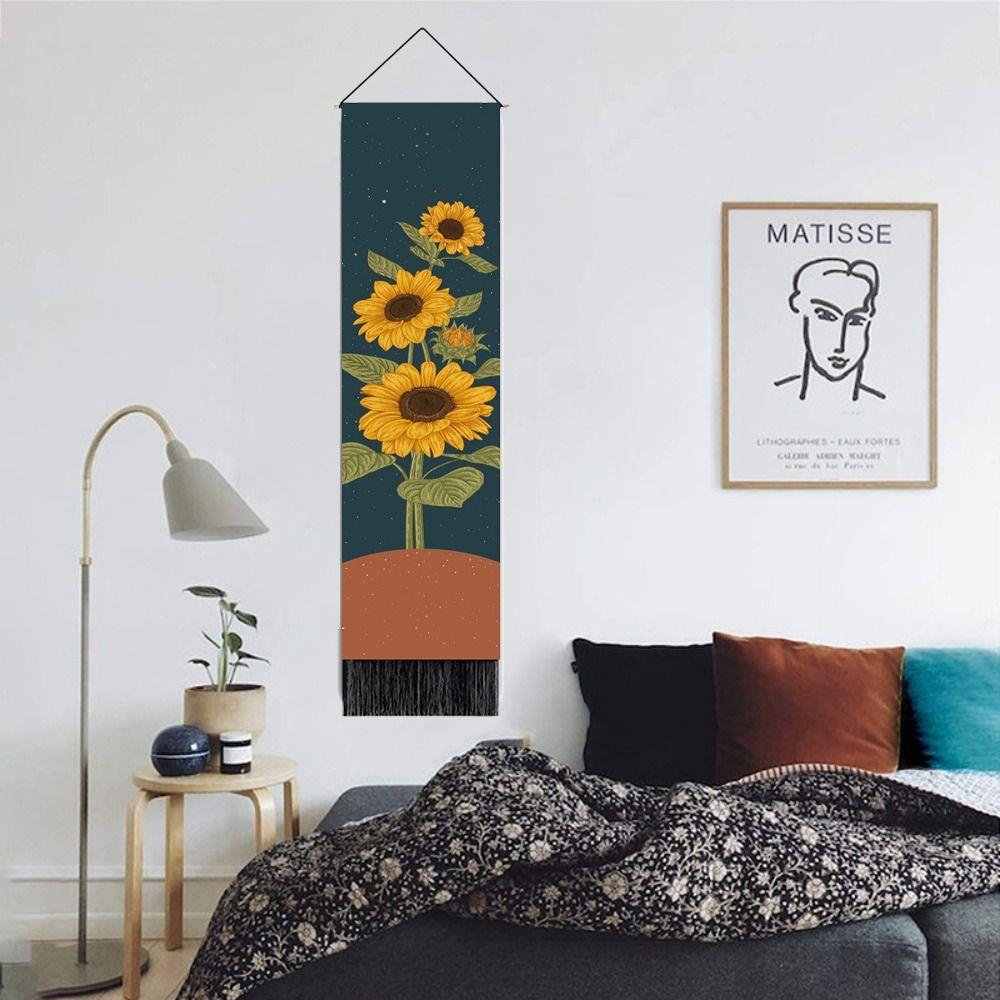 Hanging Ins Boho Sunflower Tapestry with Wooden Stick Background Wall Tapestry Wall Style 1
Hanging Ins Boho Sunflower Tapestry with Wooden Stick Background Wall Tapestry Wall Style 1