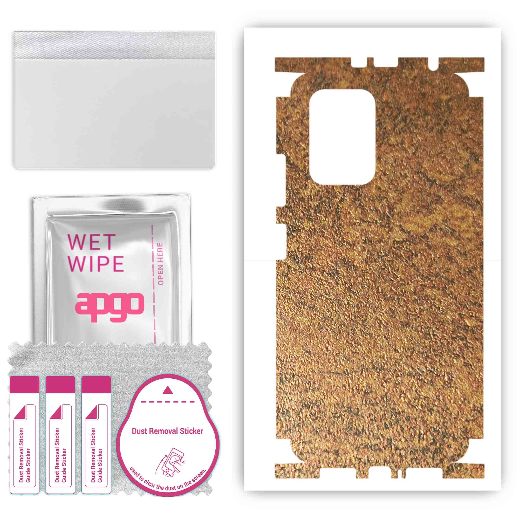 apgo Protective Skin Sticker for the back+sides compatible with Xiaomi Redmi K50i 5G, Full Wrap Film, Foil, Vinyl - Pattern Rusty Copper
apgo Protective Skin Sticker for the back+sides compatible with Xiaomi Redmi K50i 5G, Full Wrap Film, Foil, Vinyl - Pattern Rusty Copper