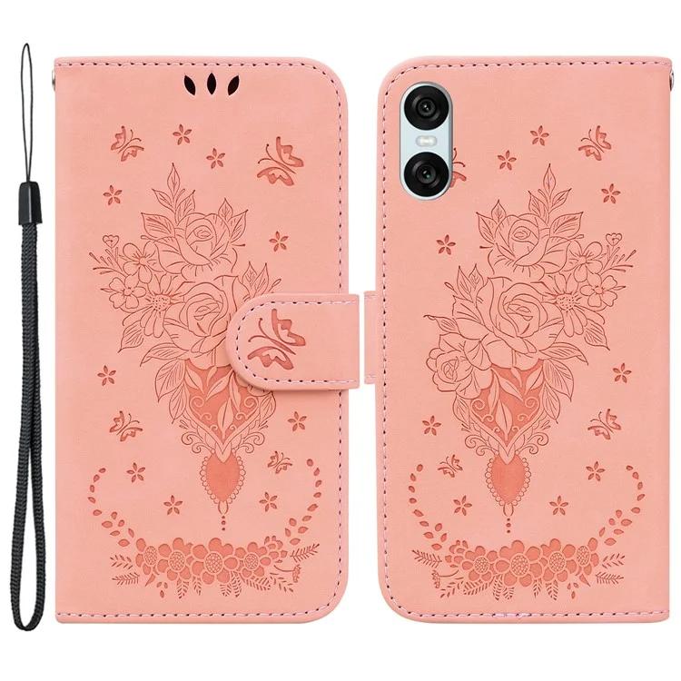 For Sony Xperia 10 VI Case PU Leather Flower Imprint Flip Wallet Cover - Pink
For Sony Xperia 10 VI Case PU Leather Flower Imprint Flip Wallet Cover - Pink